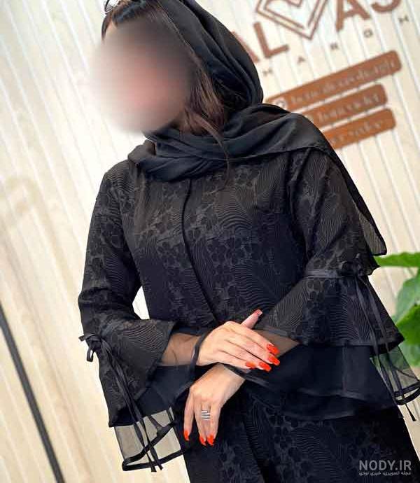 جدیدترین مدل مانتو مشکی با طرح مجلسی 1403 اینستاگرام جدیدترین مدل مانتو مشکی با طرح مجلسی 1403 اینستاگرام