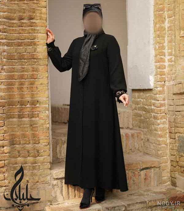 جدیدترین مدل مانتو کرپ مشکی بلند جدیدترین مدل مانتو کرپ مشکی بلند