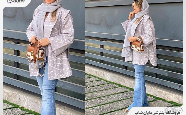 خرید مانتو ژاکارد مجلسی زنانه مدل مانتو ژاکارد مزونی جدید