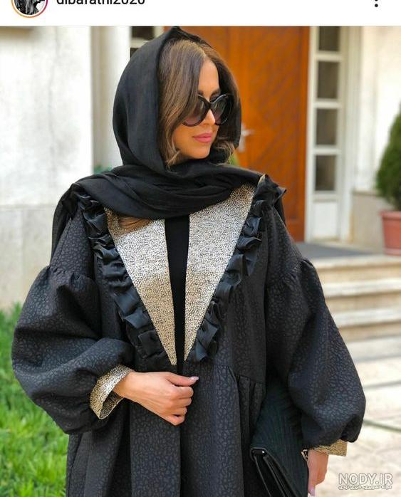 دخترانه مدل مانتو مشکی ساده و شیک