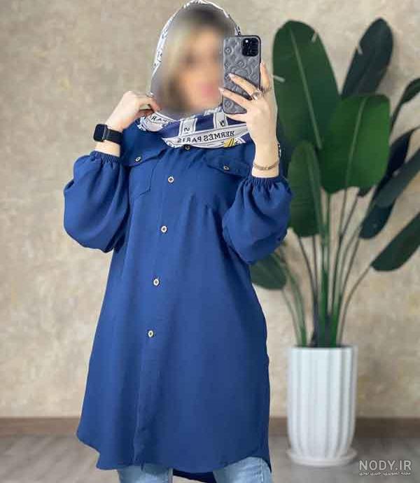 شیک‌ترین و جدیدترین مدل مانتو ابروبادی😍 مجله وقت مد