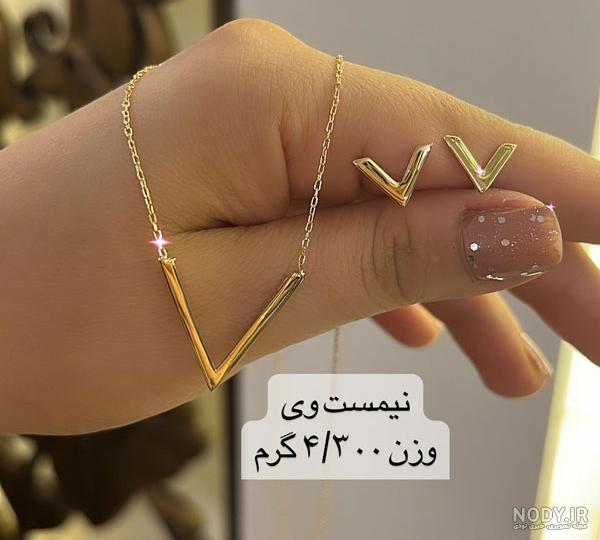 عکس نیم ست طلا دخترانه - عکس نودی