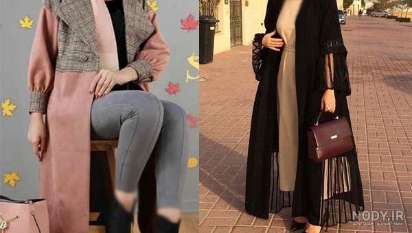 مدل مانتو بلند شیک و باکلاس مجلسی + مدل جدید جلو بسته