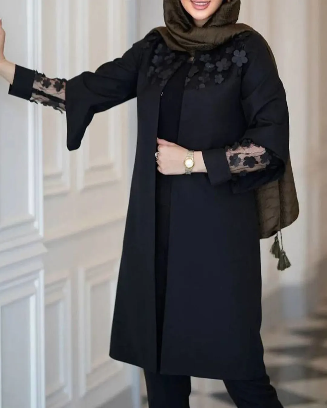 مدل مانتو جدید زنانه دکمه دار
