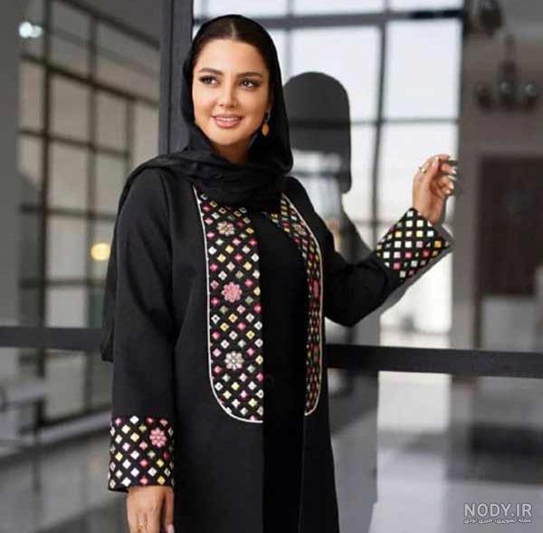 مدل مانتو جلو باز مجلسی مشکی کوتاه و بلند شیک و لاکچری ساده - موسوی ها مدل مانتو جلو باز مجلسی مشکی کوتاه و بلند شیک و لاکچری ساده - موسوی ها