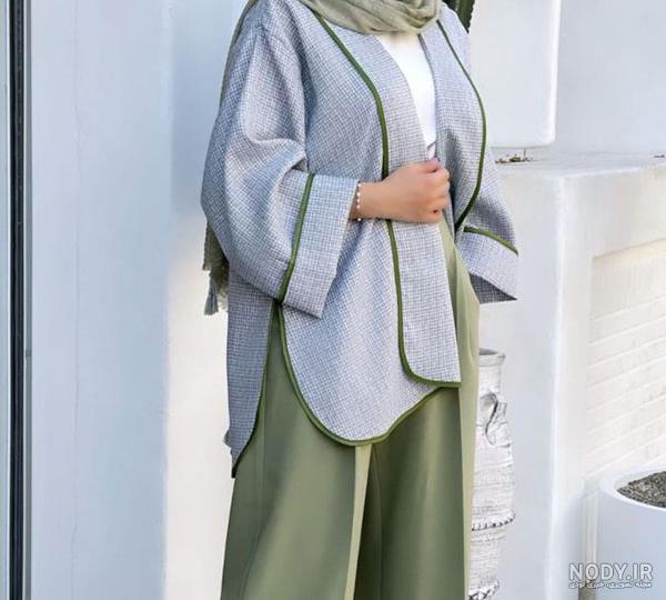 مدل مانتو جلو بسته با شلوار گشاد جدید اینستایی تابستانه شیک - چلوگوشت مدل مانتو جلو بسته با شلوار گشاد جدید اینستایی تابستانه شیک - چلوگوشت