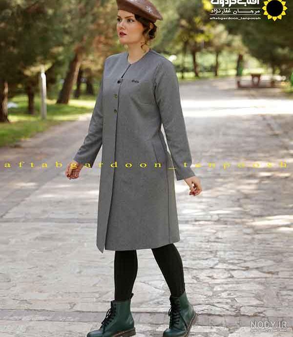 مدل مانتو دخترانه دکمه دار - عکس نودی