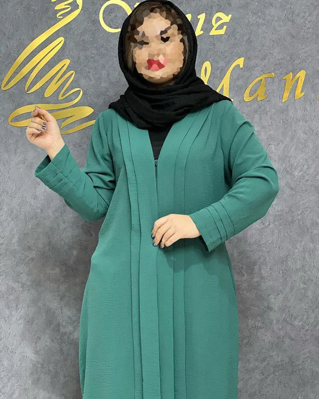 مدل مانتو دخترانه پارچه ابروبادی - عکس نودی