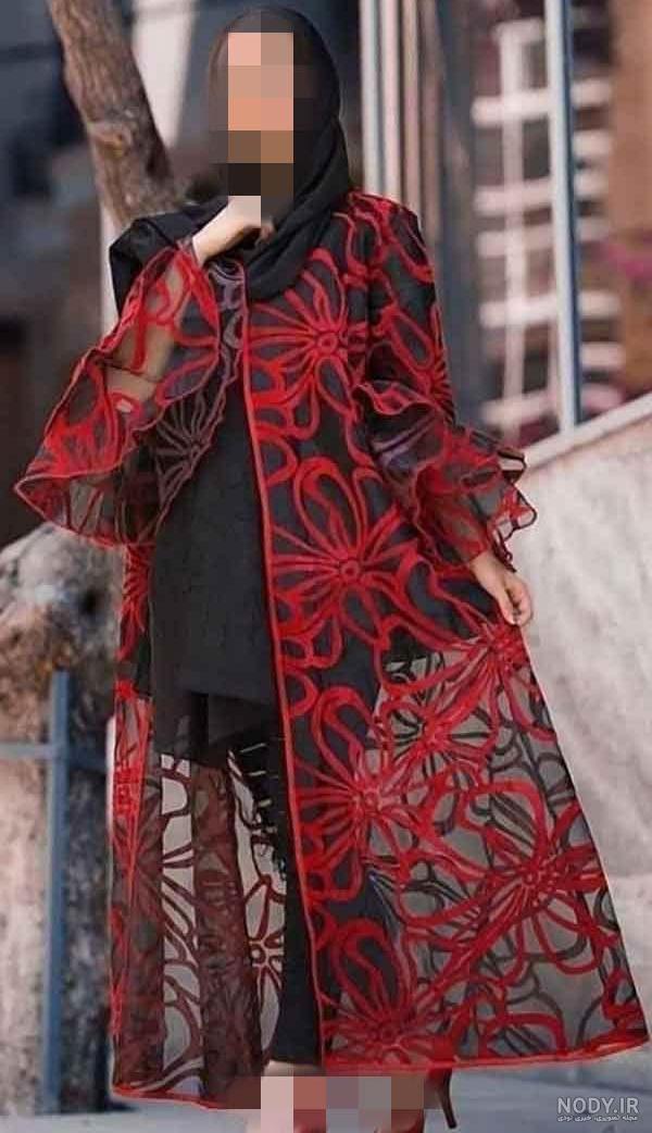 مدل مانتو شیک و باکلاس جلو بسته بلند جدید