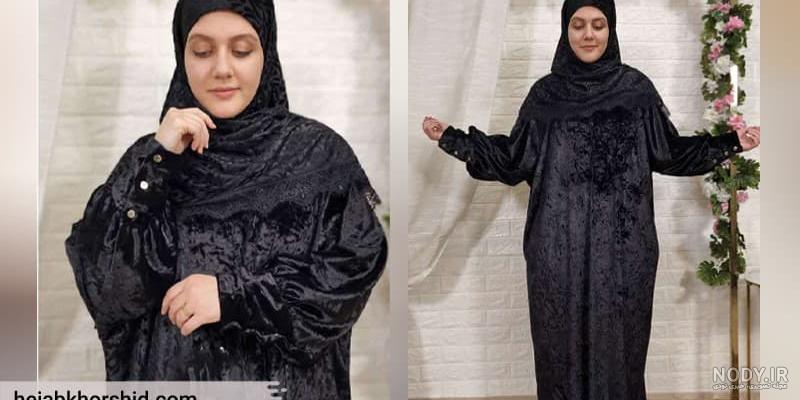 مدل مانتو عبایی مشکی شیک و مجلسی از جدیدترین کالکشن ها