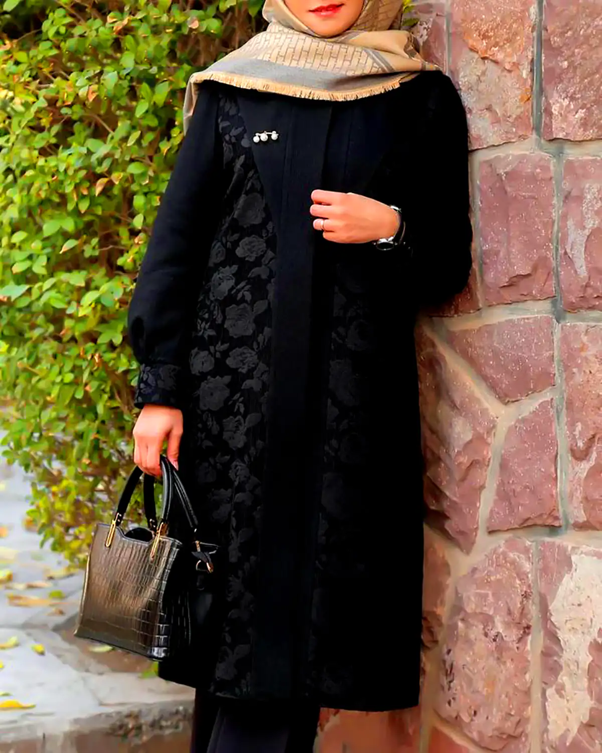 مدل مانتو مشکی جدید ساده دخترانه