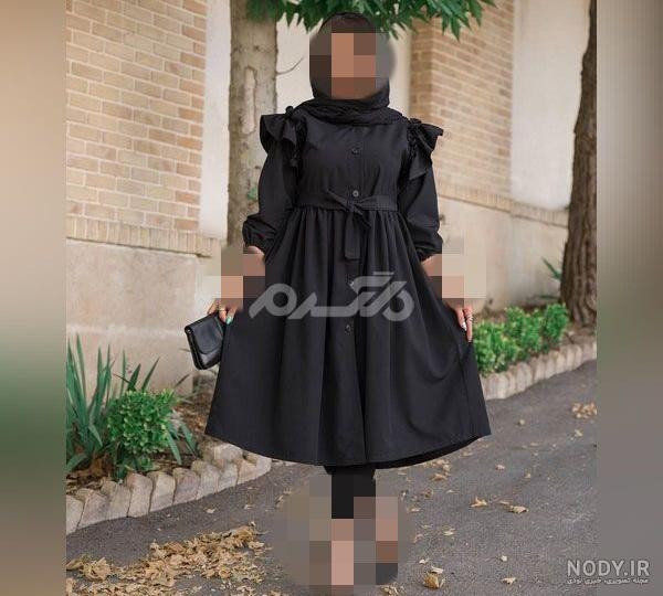 مدل مانتو مشکی دخترانه نوجوان برای محرم مدل مانتو مشکی دخترانه نوجوان برای محرم