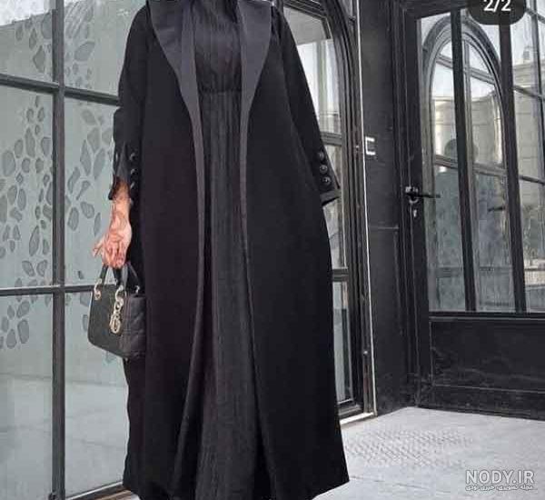 مدل مانتو مشکی کرپ؛ از طراحی های ایرانی تا خارجی مدل مانتو مشکی کرپ؛ از طراحی های ایرانی تا خارجی