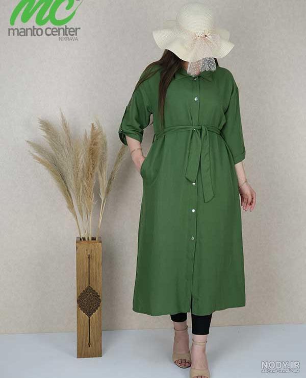 ۱۵ مدل مانتو بلند تابستانی نخی برای استایل‌های روزمره