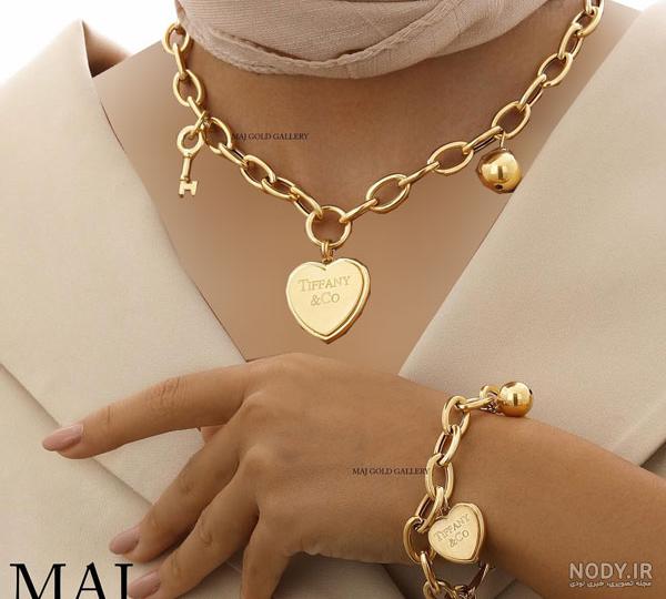 ۵۲ مدل نیم ست طلا جدید برای عروس ؛ زیبایی و شکوه در روز عروسی غوغا کنید -  ماگرتا