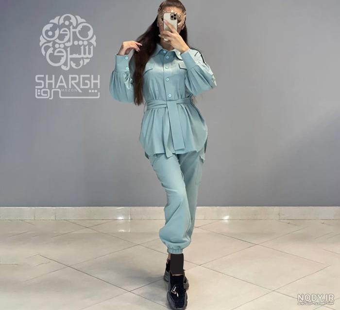 بلوز شلوار دخترانه طرح رعد - دارا سارا مارکت | پوشاک کودک