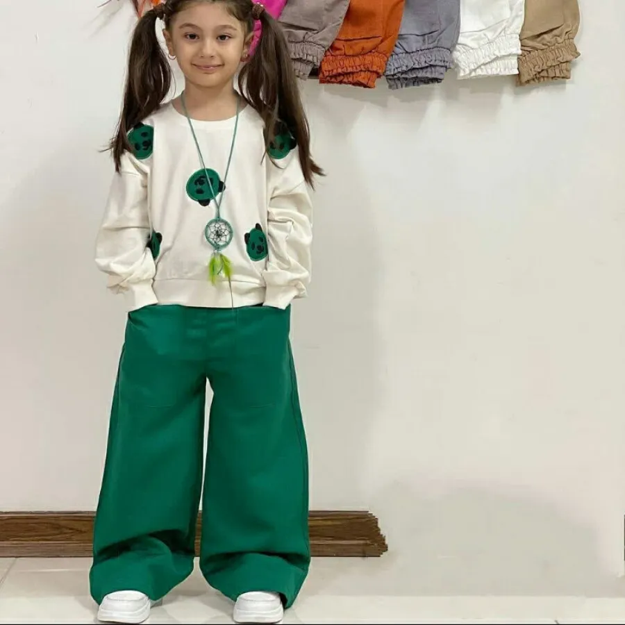 ست بلوز شلوار دخترانه اسپرت تابستانی