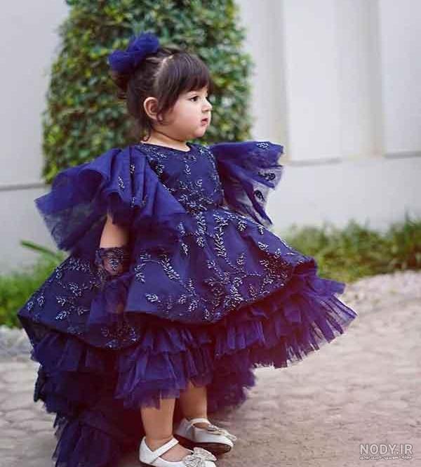 لباس مجلسی دخترانه اسپرت بچه گانه