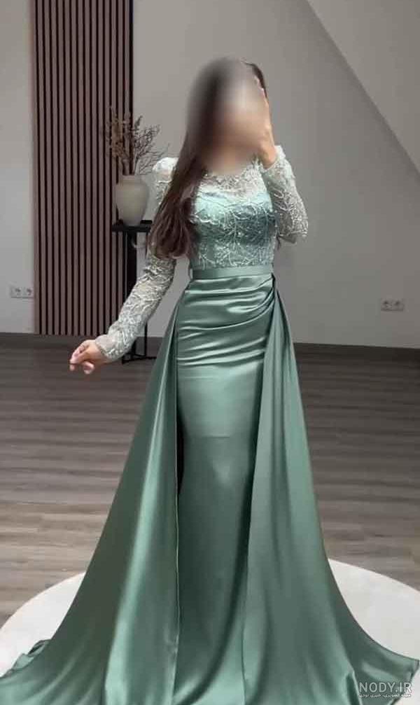 لباس مجلسی شیک بلند دخترانه ❤️ [ بهترین تصاویر ]