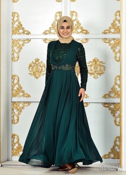لباس مجلسی شیک و پوشیده زنانه