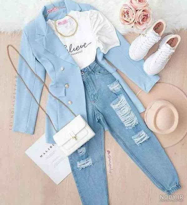 مدل لباس زنانه برای عید ۱۴۰۳ + لباس خانگی بلند برای عید