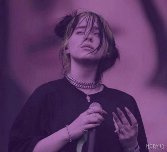 عکس کیوت بنفش برای پروفایل