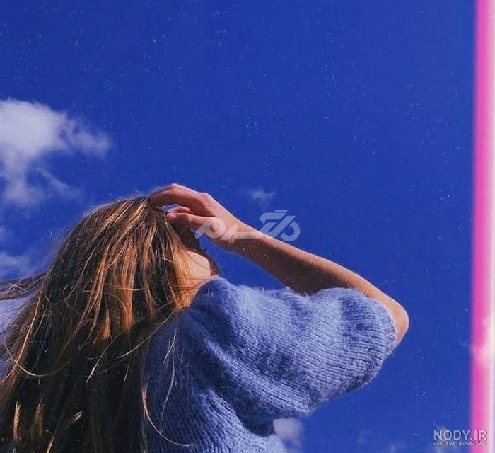 عکس کیوت بنفش برای پروفایل