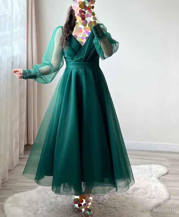 لباس مجلسی کوتاه بلند دخترانه