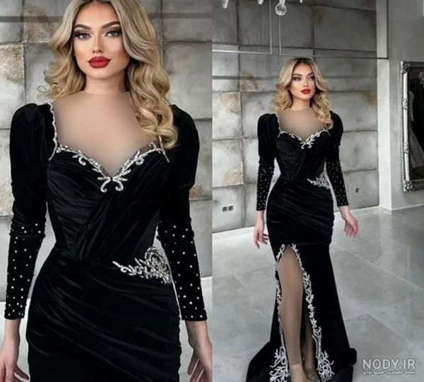 مدل لباس شب ساده و شیک ترکیه ای + لباس شب خاص کوتاه