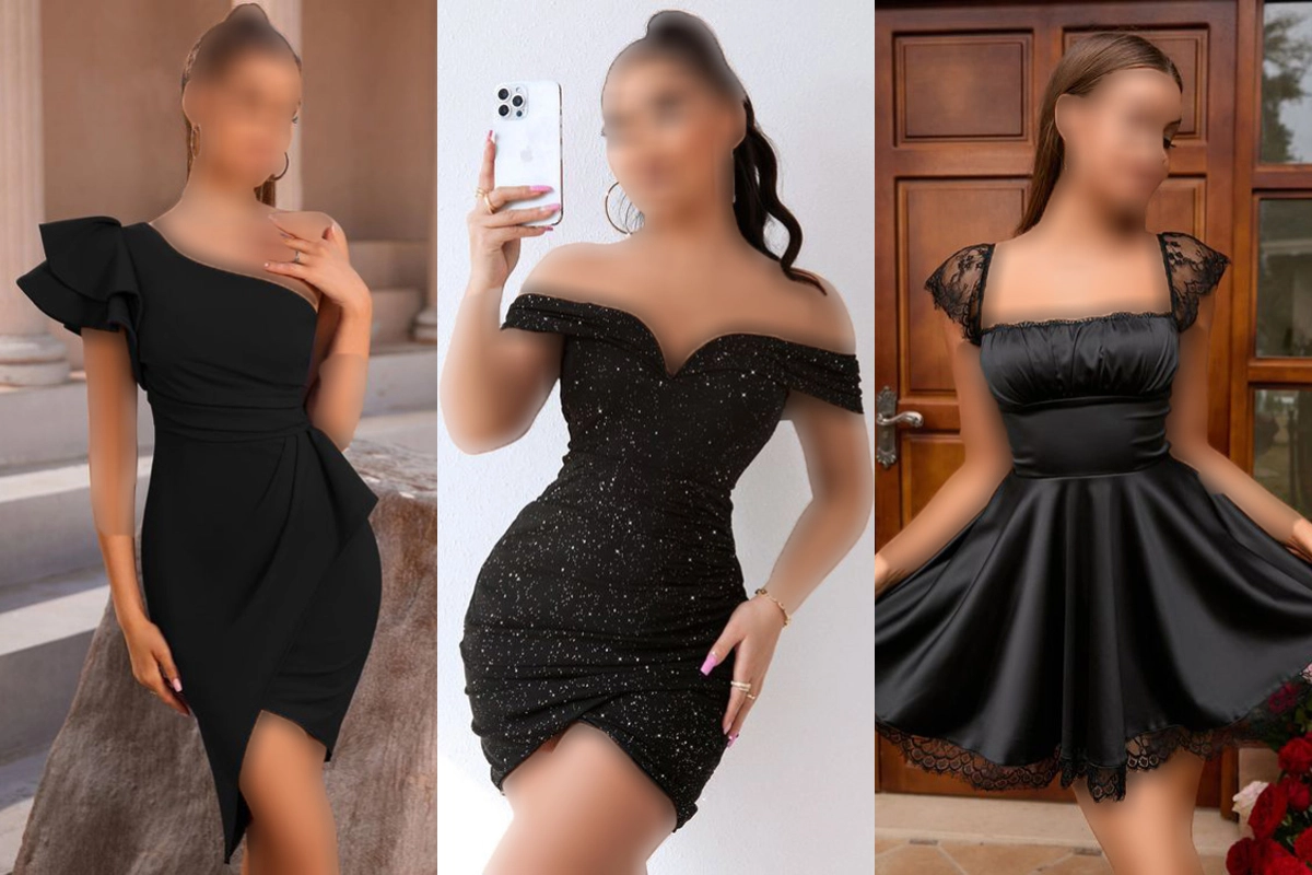 مدل لباس مشکی ساده دخترانه