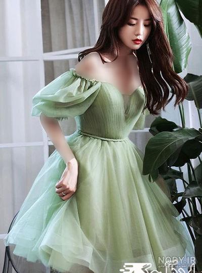 مدل لباس کوتاه شیک و دخترانه + لباس مجلسی کوتاه با گیپور مدل لباس کوتاه شیک و دخترانه + لباس مجلسی کوتاه با گیپور