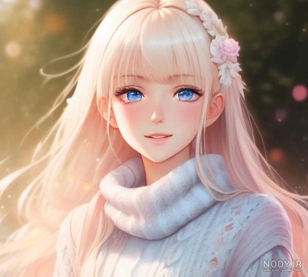 عکس خفن عکس انیمه کیوت صورتی