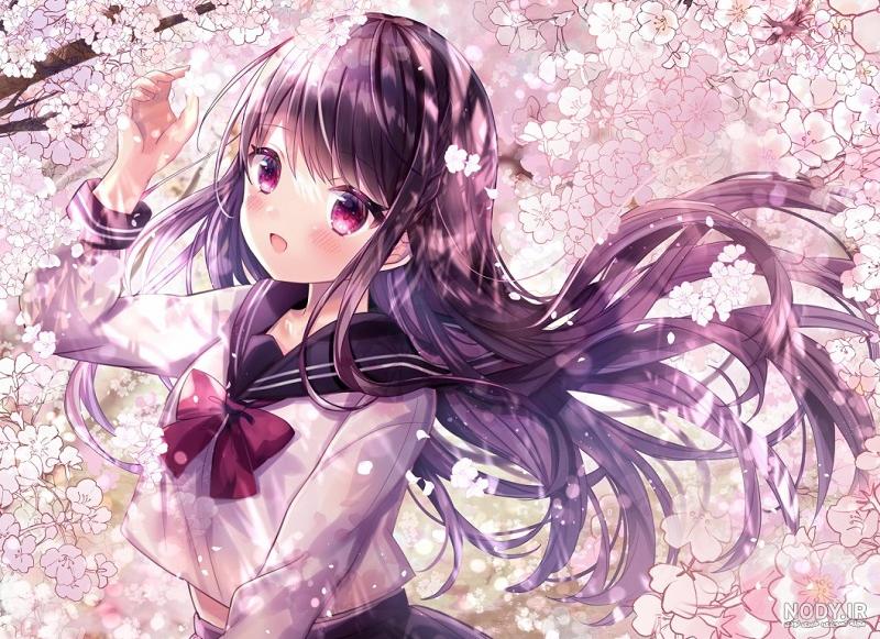 عکس خفن عکس انیمه کیوت صورتی