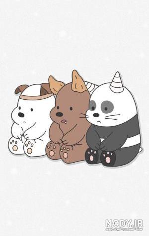 عکس دختر با خرس عروسکی برای پروفایل