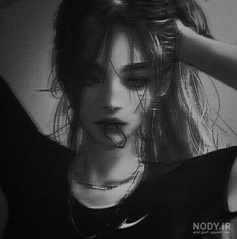  پروفایل دخترونه گنگ دپ مشکی