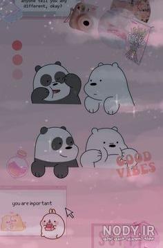 عکس دختر با خرس عروسکی برای پروفایل