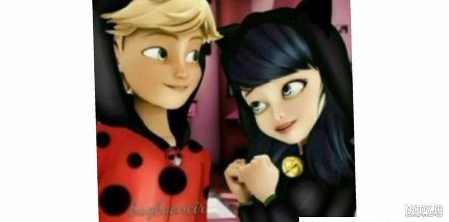 دختر کفشدوزکی و گربه سیاه عاشقانه