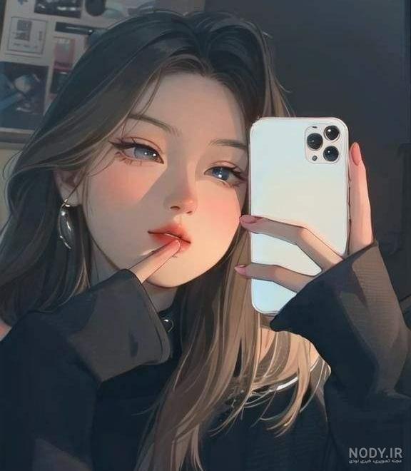 دختر کیوت کارتونی کره ای - عکس ویسگون