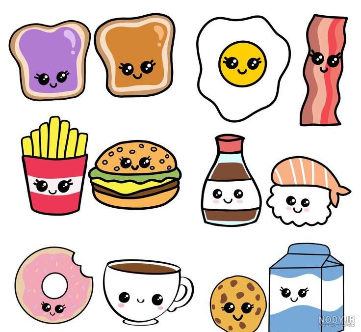 عکس نقاشی فانتزی غذای سالم ❤️ [ بهترین تصاویر ]