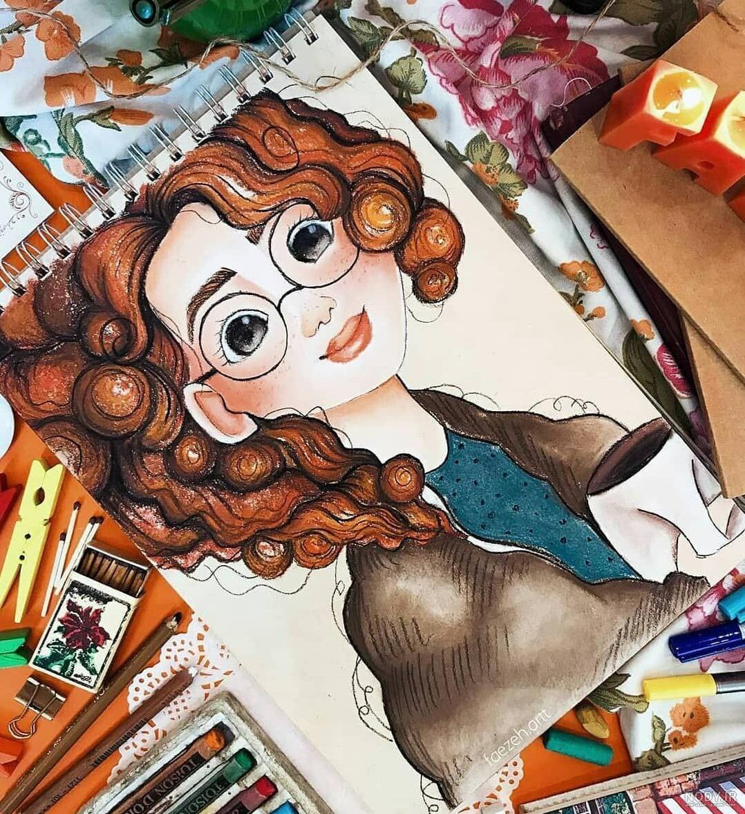 نقاشی کیوت😝😻 - عکس ویسگون نقاشی کیوت😝😻 - عکس ویسگون