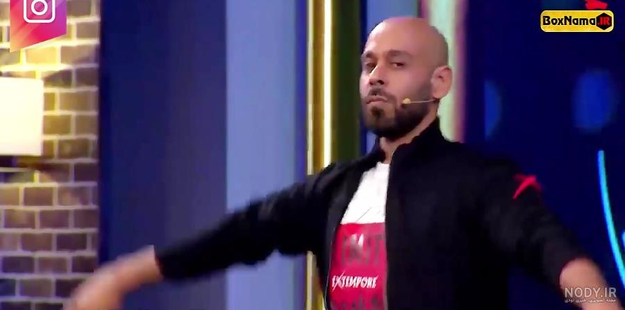 ارشا اقدسی در شب اهنگی | انگلیسی حرف زدن ارشا اقدسی در برنامه حامد آهنگی