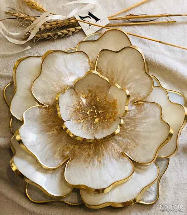 جدیدترین و زیباترین مدل های سینی رزینی دسته دار
