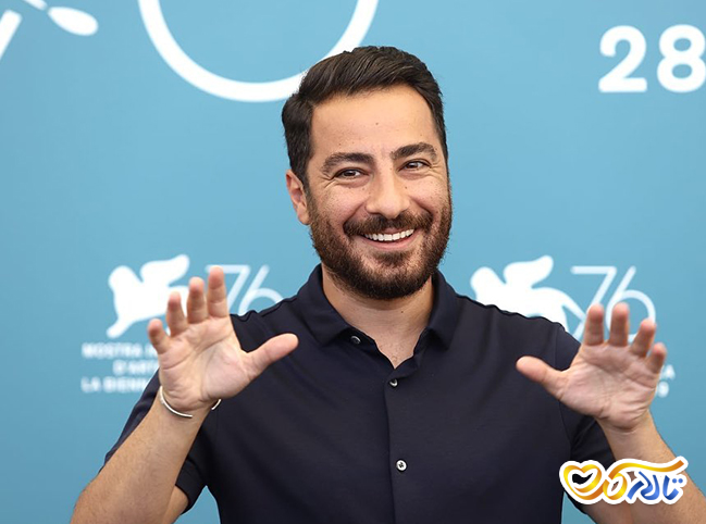 نوید محمدزاده و فرشته حسینی در فرش قرمز