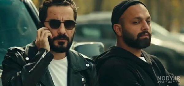 نوید محمدزاده در کنار بازیگران سریال«قورباغه»+عکس
