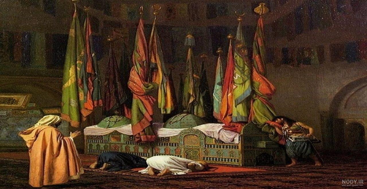 آموزش نقاشی امام حسین +40 عکس +ویدئو