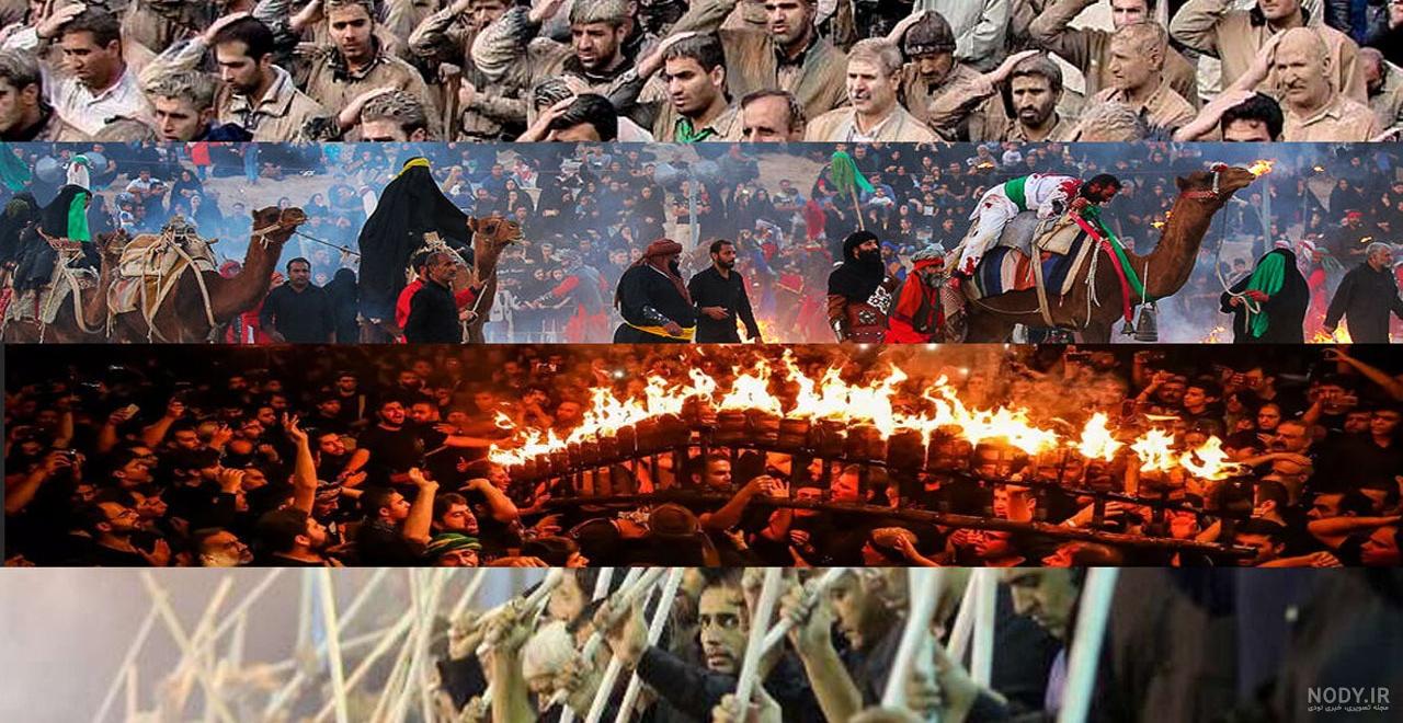 ایسنا - نخل برداری حسینیه سفید اشکذر (یزد) ایسنا - نخل برداری حسینیه سفید اشکذر (یزد)