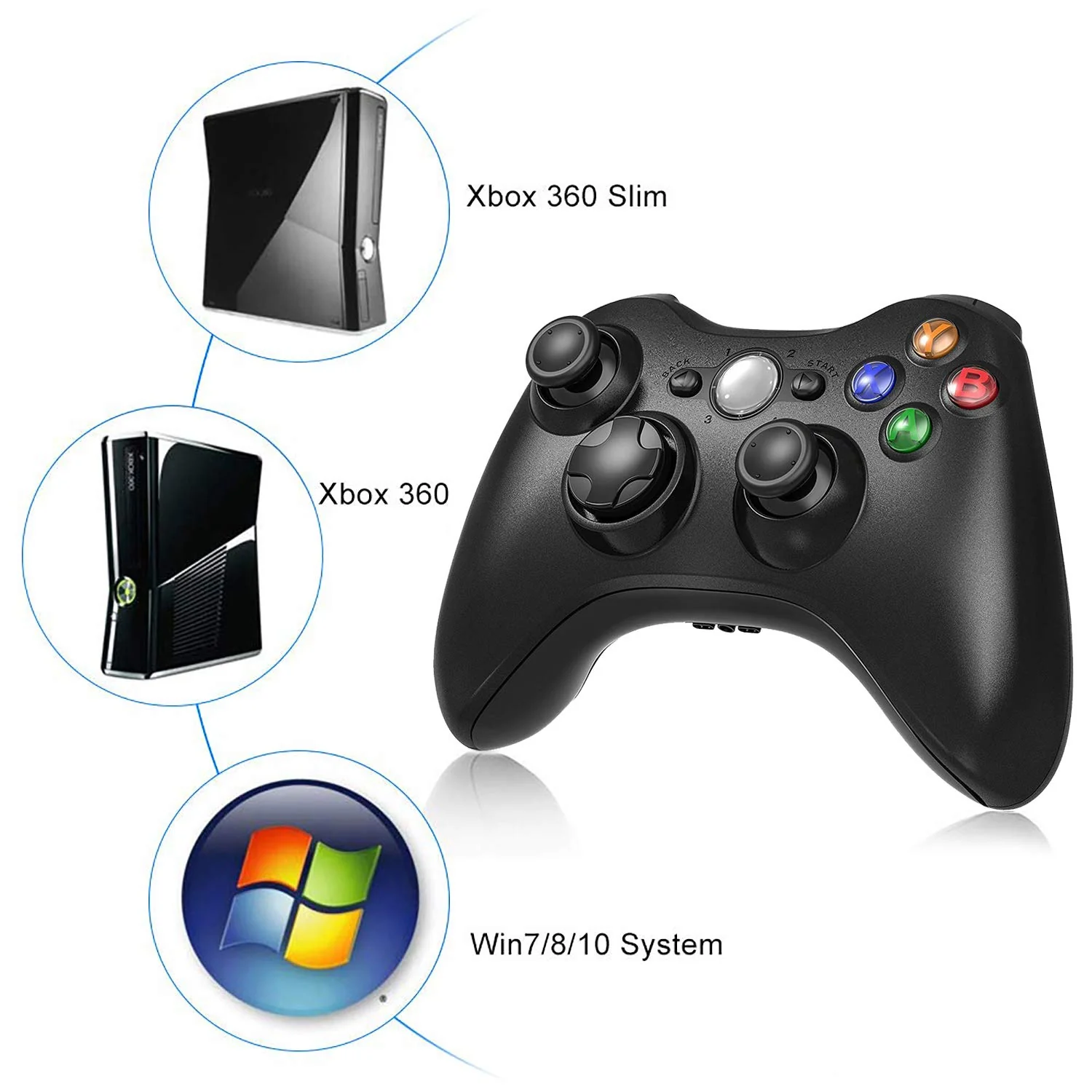 خرید دسته بازی سیمدار 360 Xbox و PC پک اصلی- عصر بازی
