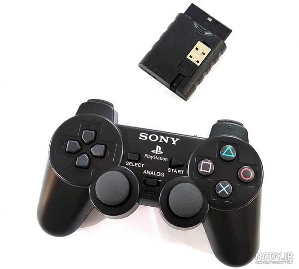 دسته PS2 صورتی - دوال‌شاک پی اس تو صورتی