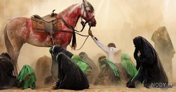 عکس امام حسین با بچه ها