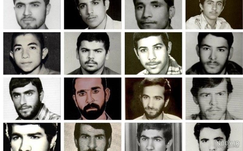 عکس دسته جمعی شهدا - عکس نودی